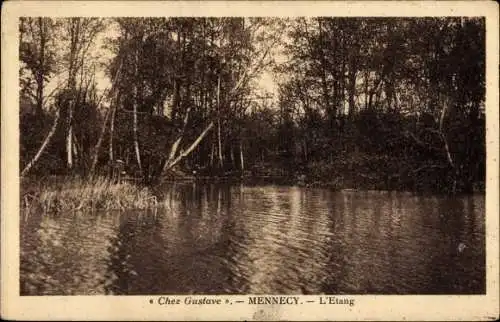 Ak Mennecy Essonne, L'Etang, Chez Gustave