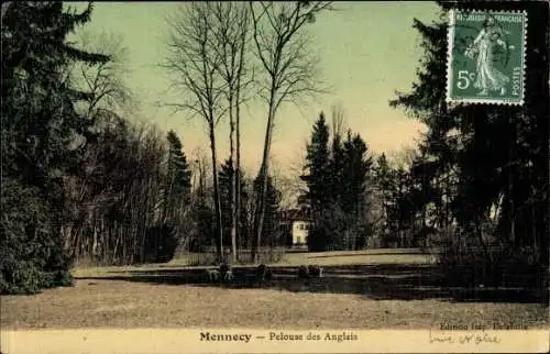 Ak Mennecy Essonne, Pelouse des Anglais