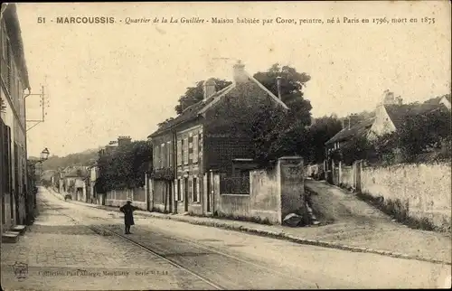 Ak Marcoussis Essonne, Quartier de La Guillere