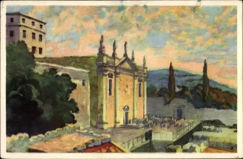 Künstler Ak Nazaret Nazareth Israel, Ave-Maria-Kirche