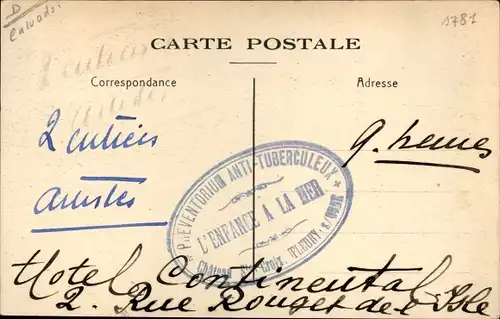 Ak Fleury sur Orne Calvados, Chateau Sainte Croix