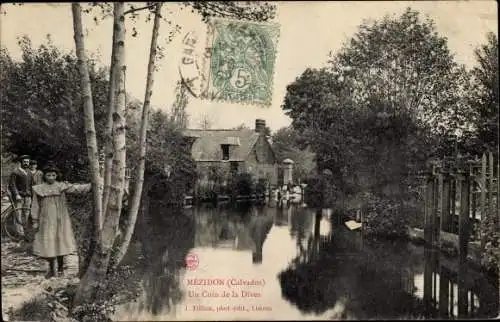 Ak Mézidon Calvados, Un Coin de la Dives