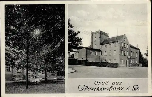 Ak Frankenberg an der Zschopau Sachsen, Gasthaus Hochwarte