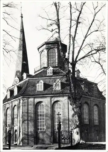 Ak Rellingen in Holstein, Kirche von Südosten