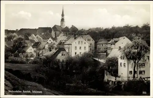 Ak Siebenlehn Großschirma im Kreis Mittelsachsen, Blick auf den Ort