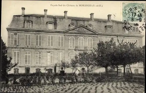 Ak Morangis Essonne, Facade Sud du Chateau