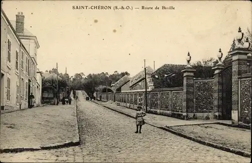 Ak Saint Chéron Essonne, Route de Baville