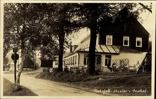 Foto Ak Rehefeld Zaunhaus Altenberg im Erzgebirge, Strellers Gasthof