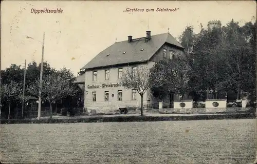 Ak Dippoldiswalde im Osterzgebirge, Gasthaus Zum Steinbruch