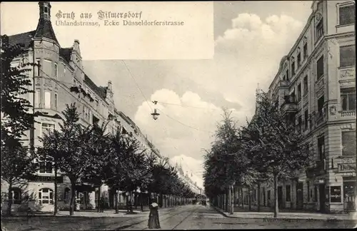 Ak Berlin Wilmersdorf, Uhlandstraße, Ecke Düsseldorferstraße