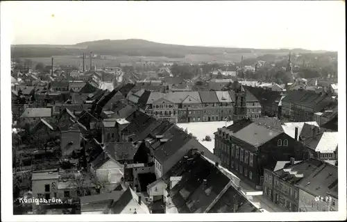 Foto Ak Königsbrück in der Oberlausitz, Stadtübersicht