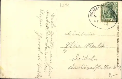 Ak Mohorn Wilsdruff in Sachsen, Teilansicht, Oberdorf