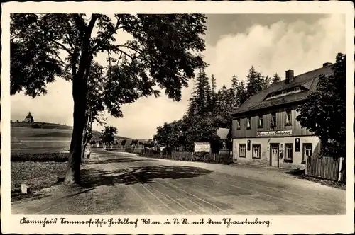 Ak Heidelbach Seiffen im Erzgebirge, Kammhaus Heidelbach, Schwartenberg, Bes. Gerhard Sommer