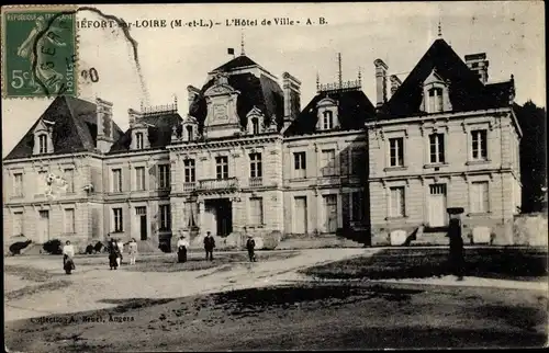 Ak Rochefort sur Loire Maine et Loire, L'Hotel de Ville