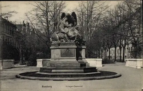 Ak Hamburg, Kriegerdenkmal