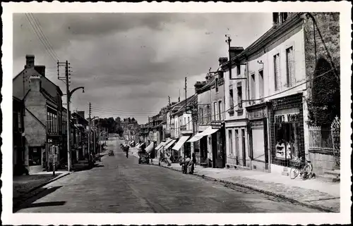 Ak Pré en Pail Mayenne, Rue Aristide Briand