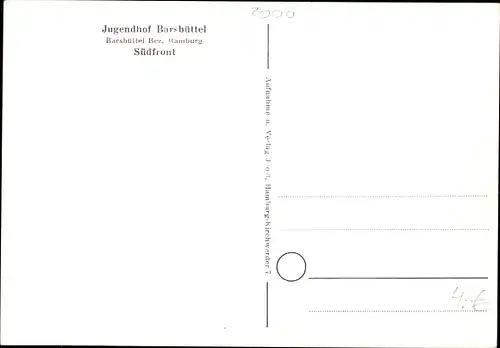 Ak Barsbüttel in Schleswig Holstein, Jugendhof, Südfront