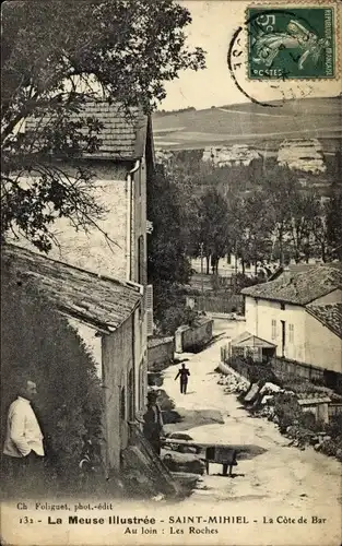 Ak Saint Mihiel Meuse, La Cote de Bar