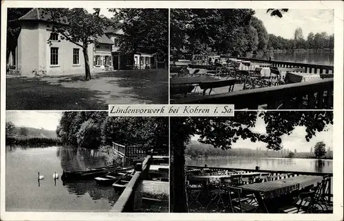 Ak Lindenvorwerk Kohren Sahlis Frohburg Sachsen, Ausflugsort, Gasthaus Martin Zöllner