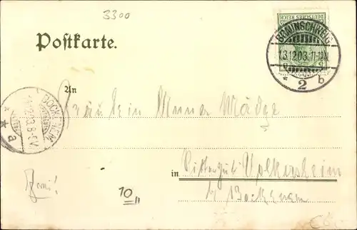 Künstler Litho Wolfenbüttel in Niedersachsen, Sternhause im Lechenholz, Pferdeschlittenpartie