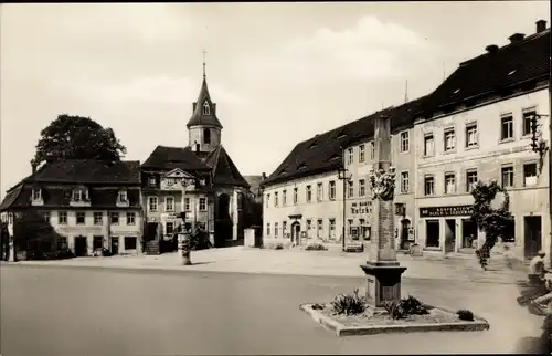 Ak Mutzschen Grimma in Sachsen, Karl Liebknecht Platz