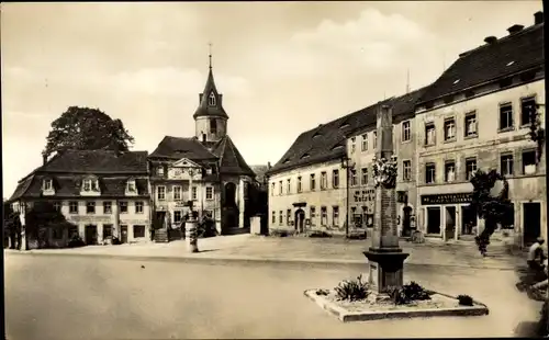 Ak Mutzschen Grimma in Sachsen, Karl Liebknecht Platz