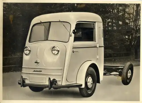 Foto Fahrzeug Firma Vidal Harburg, Tempo-Matador, Chassis mit Hebmüller Fahrerhaus