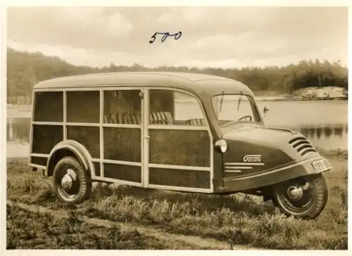 Foto Fahrzeug Firma Vidal Harburg, Goliath Kombinations-Wagen