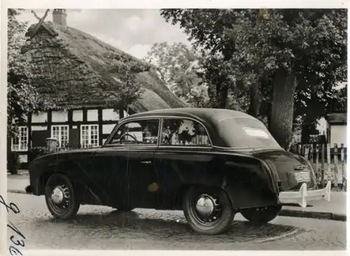 Foto Fahrzeug Firma Vidal Harburg, Goliath Personenwagen, Cabrio-Limousine