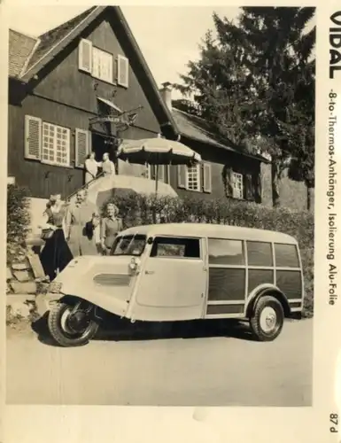 Foto Fahrzeug Firma Vidal Harburg, Tempo-Hanseat Kombiwagen