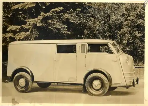 Foto Fahrzeug Firma Vidal Harburg, Tempo-Matador, Kastenwagen mit zweiter Kabine