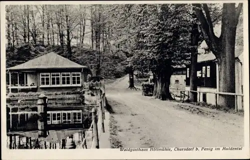 Ak Chursdorf Penig in Sachsen, Waldgasthaus Höllmühle