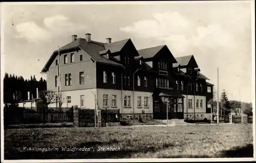 Ak Steinbach Johanngeorgenstadt im Erzgebirge, Erholungsheim Waldfrieden, BKK für Maschinenfabriken