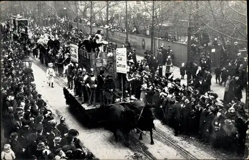 Ak Dresden, Karnevals Festzug 1913, Parsifal Ensemble