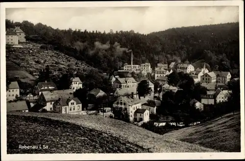 Ak Rabenau im Erzgebirge, Totalansicht der Ortschaft