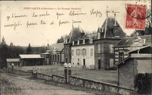 Ak Fervaques Calvados, Le Groupe Scolaire