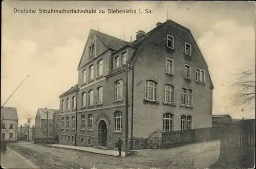 Ak Siebenlehn Großschirma in Sachsen, Deutsche Schuhmacherfachschule