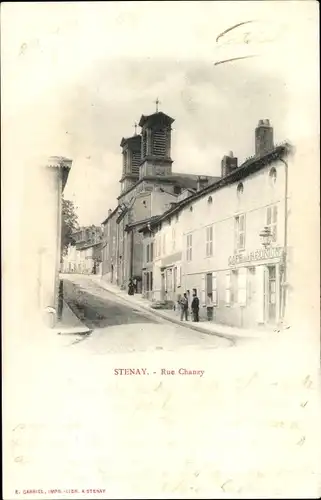 Ak Stenay Lothringen Meuse, Rue Chanzy