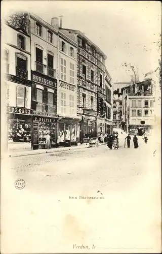 Ak Verdun Meuse, Rue Beaurepaire