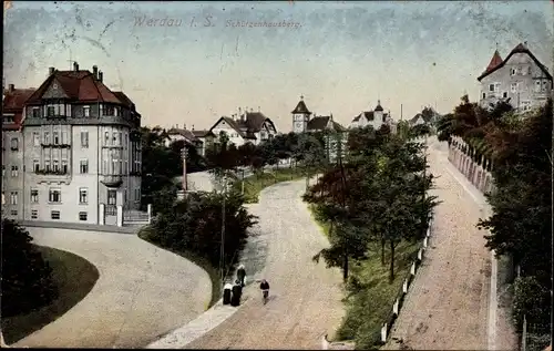 Ak Werdau an der Pleiße in Sachsen, Schützenhausberg