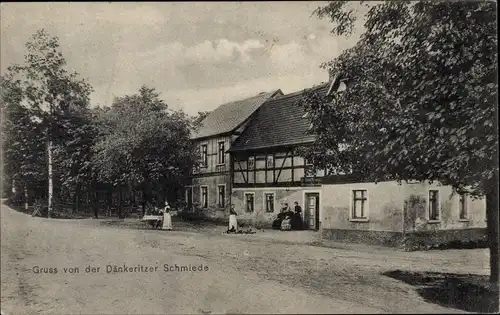 Ak Dänkritz Neukirchen Pleiße, Dänkritzer Schmiede