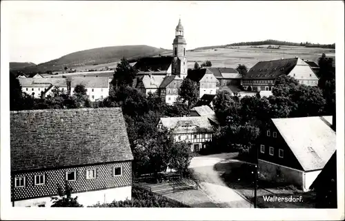 Ak Waltersdorf Oberlausitz Sachsen, Kirche, Häuser