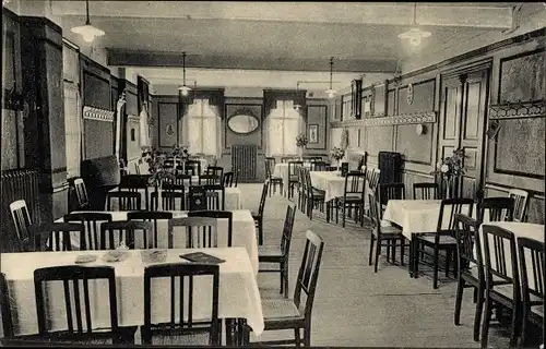 Ak Frankenberg an der Zschopau Sachsen, Restaurant Lützelhöhe, Gastraum, Bes. Hermann Berger