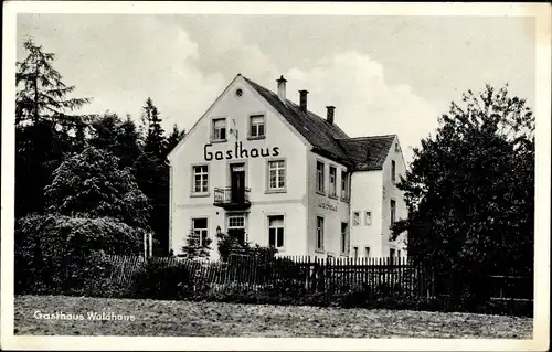 Ak Steinigtwolmsdorf in der Lausitz, Gasthaus Waldhaus, Inhaber Alwin Schurig
