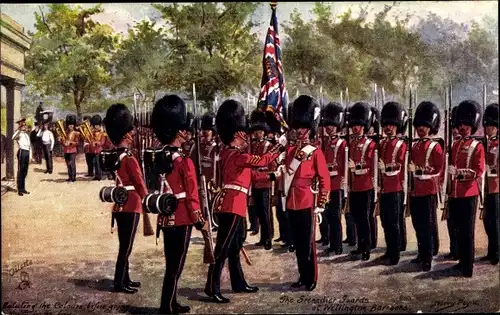 Ak Military in London, Grenadier Guards, Britische Soldaten, Tuck 3546C