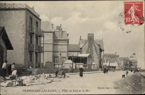 Ak Grandcamp les Bains Calvados, Villas au bord de la Mer