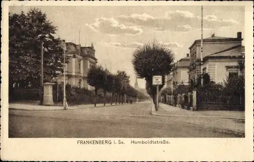 Ak Frankenberg an der Zschopau Sachsen, Humboldtstraße