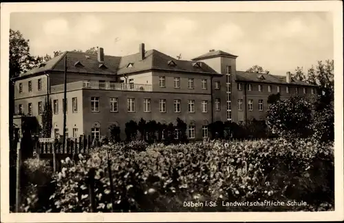 Ak Döbeln in Mittelsachsen, Landwirtschaftliche Schule