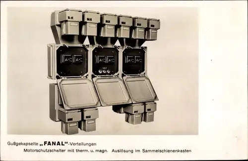 Ak Gußgekapselte FANAL Verteilungen, Motorschutzschalter