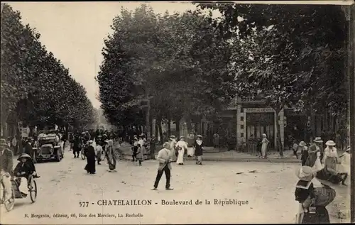 Ak Châtelaillon Charente Maritime, Boulevard de la Republique